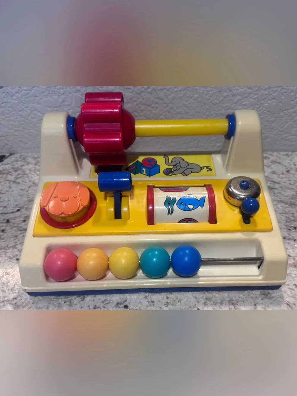 Vintage Battat 1980s Activity Center toddler toy